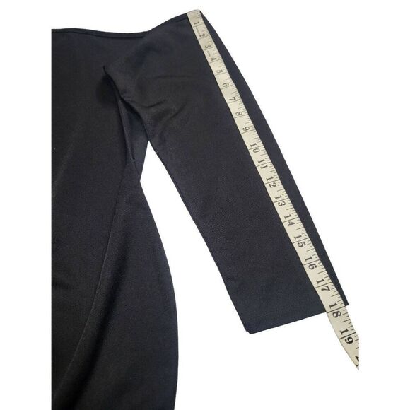 PRETTYLITTLETHING Black Bardot Bodycon Dress Womens Size 8 NWT - Picture 9 of 11